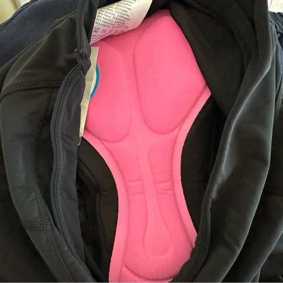 NWT Baleaf Womens Medium black Padded Seat Cycling Pants Cropped Biking Active M - Picture 6 of 7